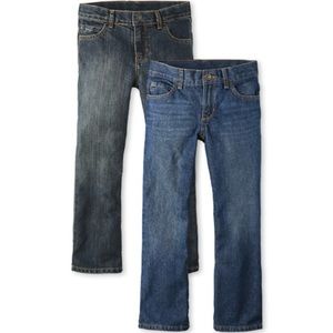 The Children’s Place 2 pack jeans bootcut 14 husky NWT